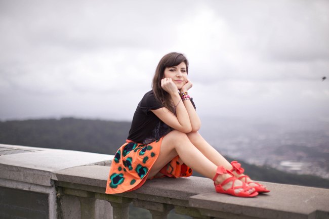 Rio corcovado assise muret jupe orange – Le Blog de Betty