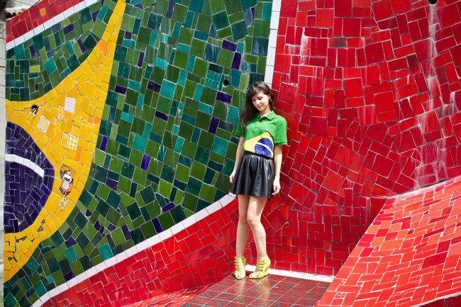 Rio escadaria selaron mosaique drapeau – Le Blog de Betty