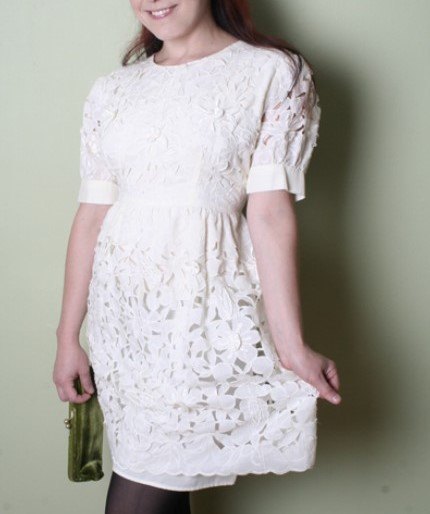 Robe blanche broderie anglaise etsy – Le Blog de Betty