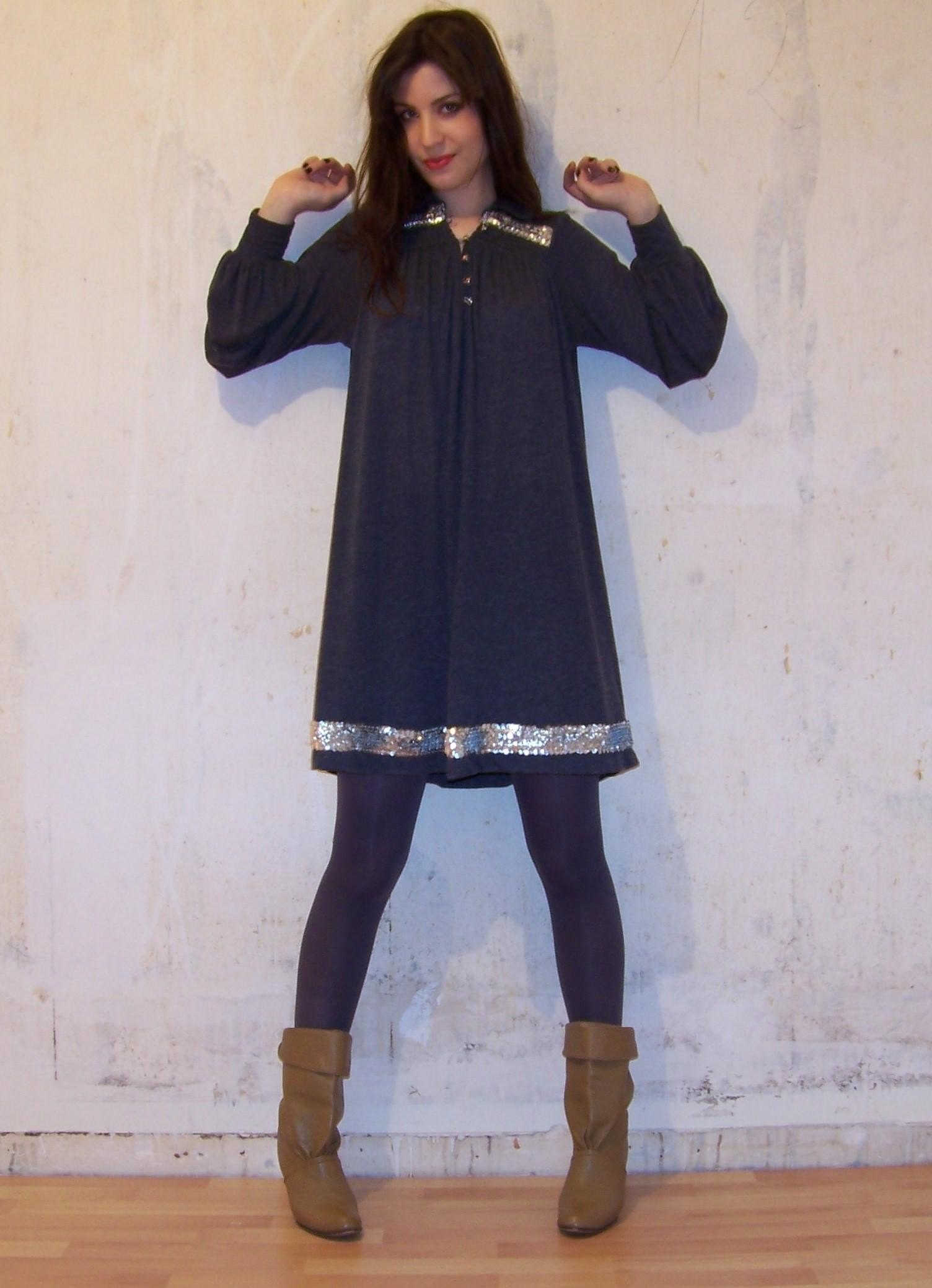 Robe marine bottines camel – Le Blog de Betty
