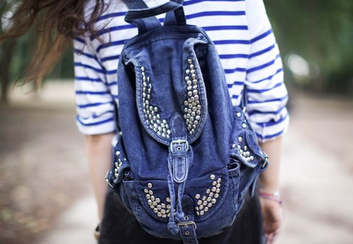 Sac a dos jean cloute mariniere – Le Blog de Betty