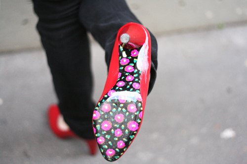 Semelle escarpin fleurie – Le Blog de Betty