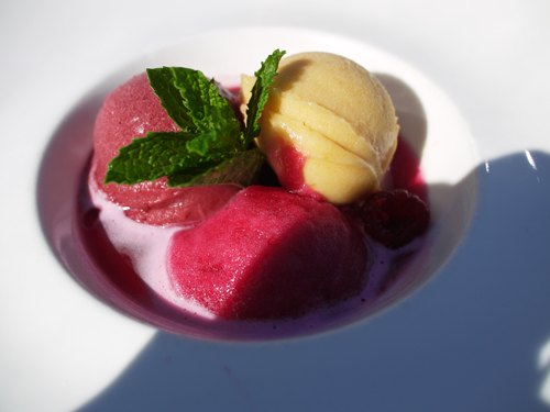 Sorbet framboise mangue menthe – Le Blog de Betty