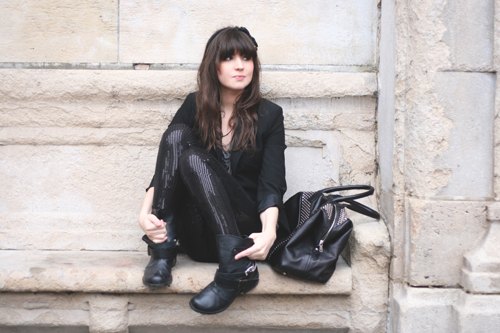 The black bow assise sac noir – Le Blog de Betty