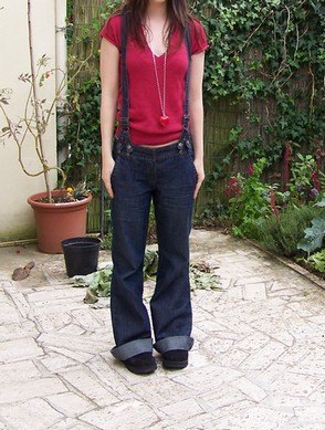 Tokyobibi tshirt rouge jean flare – Le Blog de Betty