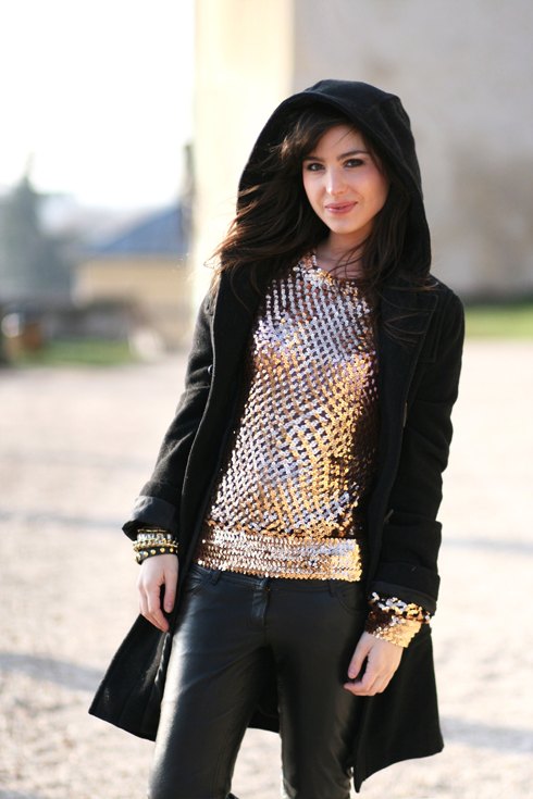 Top sequins dores portrait – Le Blog de Betty