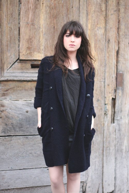 Torn manteau noir long – Le Blog de Betty