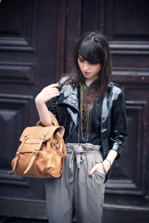 Touch of blue perfecto cartable camel – Le Blog de Betty