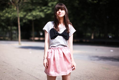 Tshirt noeud jupe rose parc – Le Blog de Betty