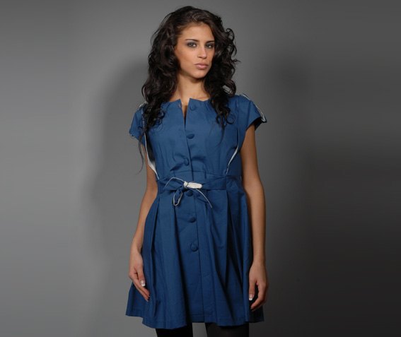 Vente privee robe bleue ceinture – Le Blog de Betty