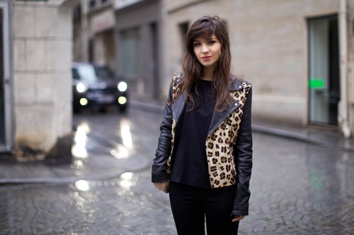 Veste leopard cuir rue – Le Blog de Betty