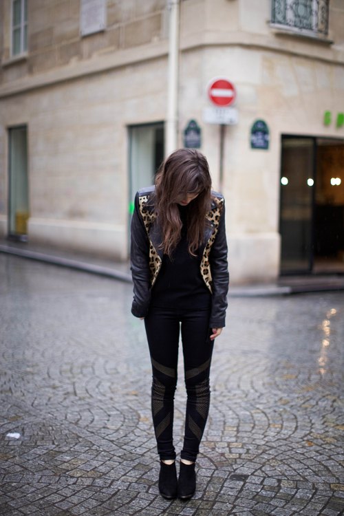 Veste leopard legging graphique – Le Blog de Betty