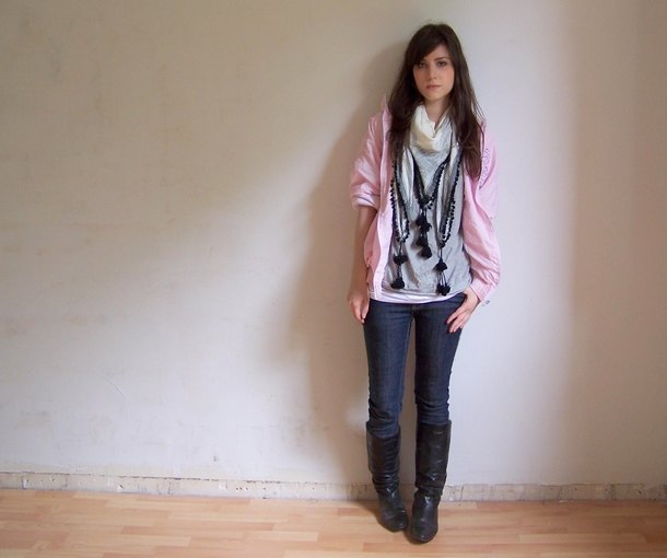 Veste rose annees 80 jean bottes – Le Blog de Betty