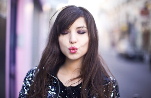 Veste sequins portrait bisou – Le Blog de Betty