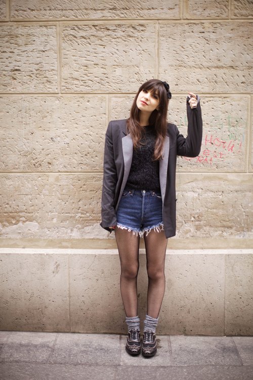 You must be cold short jean blazer resille – Le Blog de Betty