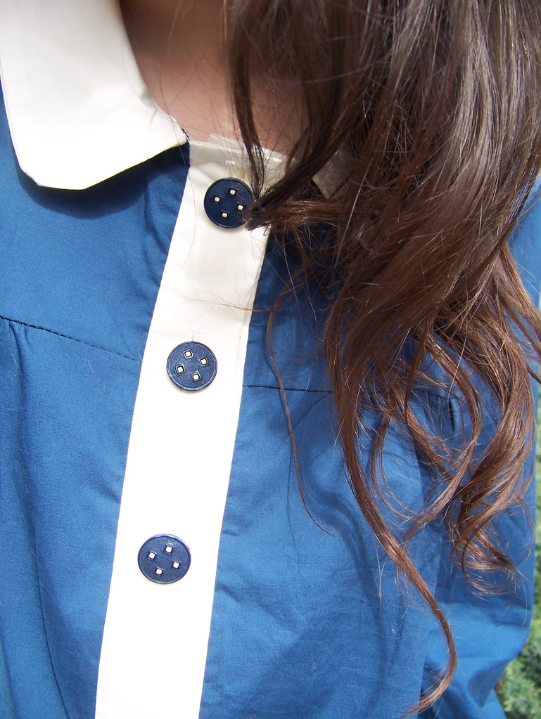 Boutons col blouse