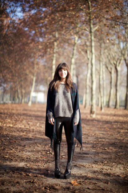 My plaid cape – Betty Autier – Le Blog de Betty