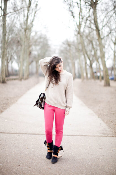 Shocking Pink & Asymmetric Parting – Betty Autier – Le Blog de Betty