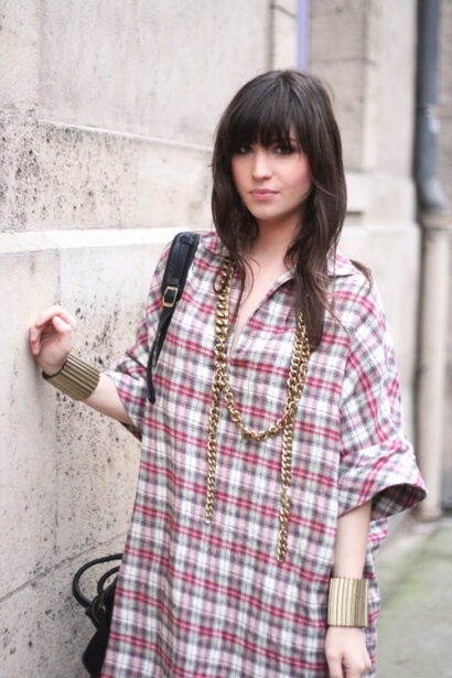 The plaid dress – Betty Autier – Le Blog de Betty