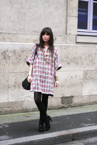 The plaid dress – Betty Autier – Le Blog de Betty