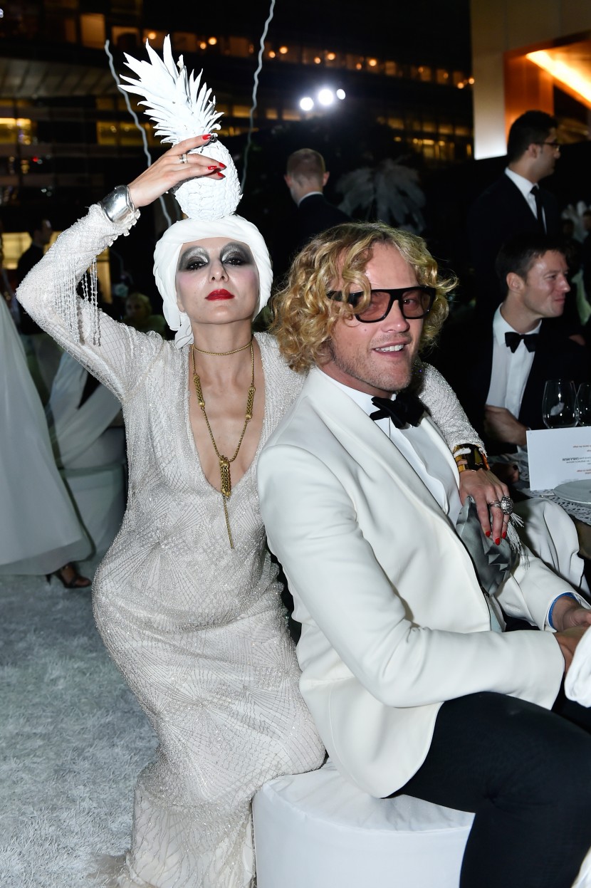 DUBAI, UNITED ARAB EMIRATES - OCTOBER 30: (L-R)Catherine Baba and Peter Dundas attends the Gala event during the Vogue Fashion Dubai Experience 2015 at Armani Hotel Dubai on October 30, 2015 in Dubai, United Arab Emirates.  (Photo by Cedric Ribeiro/Getty Images for Vogue and The Dubai Mall) *** Local Caption *** Peter Dundas;Catherine Baba