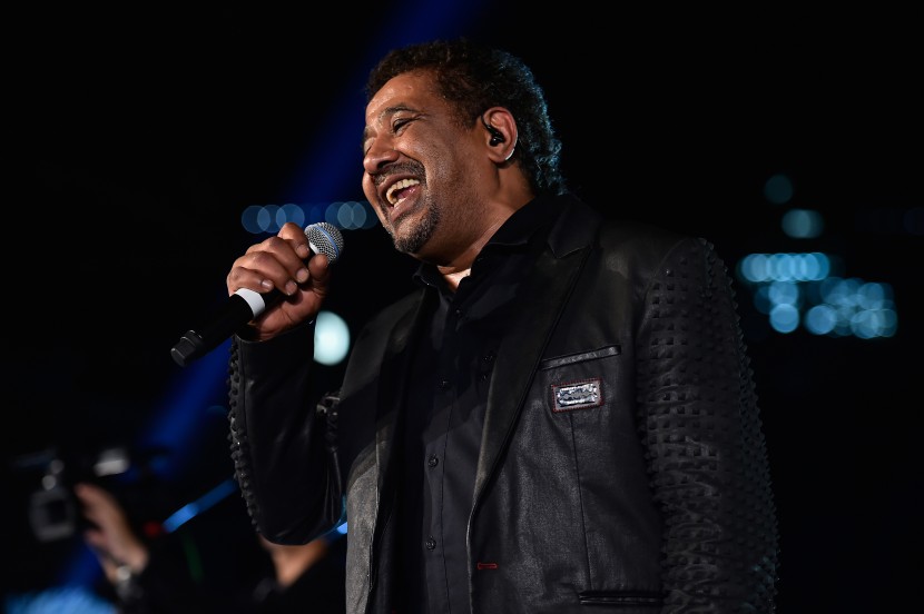 DUBAI, UNITED ARAB EMIRATES - OCTOBER 30:  Cheb Khaled perfroms live at the Gala event during the Vogue Fashion Dubai Experience 2015 at Armani Hotel Dubai on October 30, 2015 in Dubai, United Arab Emirates.  (Photo by Cedric Ribeiro/Getty Images for Vogue and The Dubai Mall) *** Local Caption *** Cheb Khaled