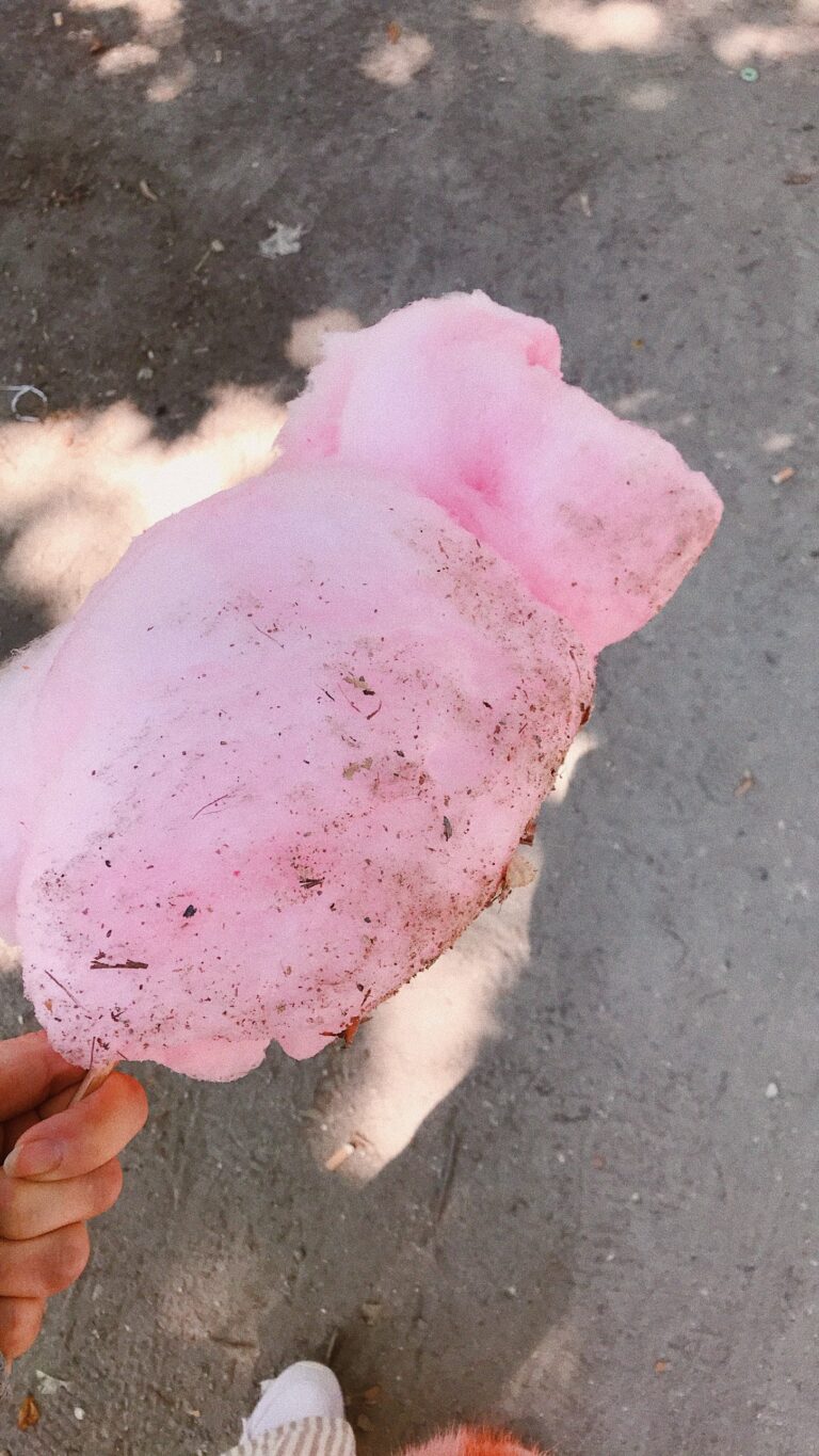 Barbe à papa rose