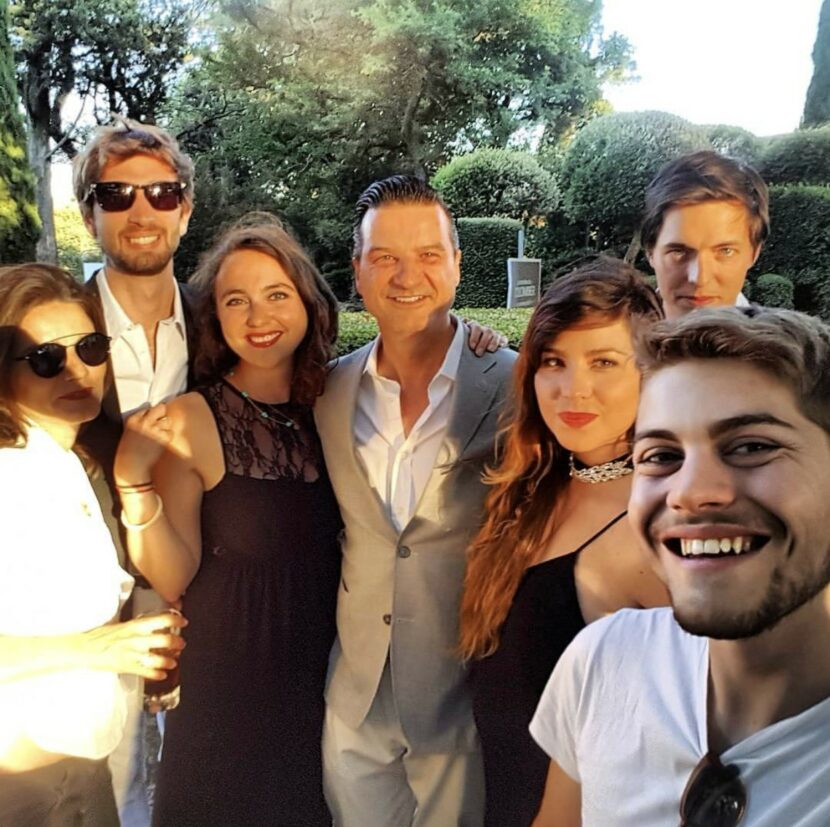 Anniversaire de Thierry Wasser au Domaine du Colombier avec Betty Autier