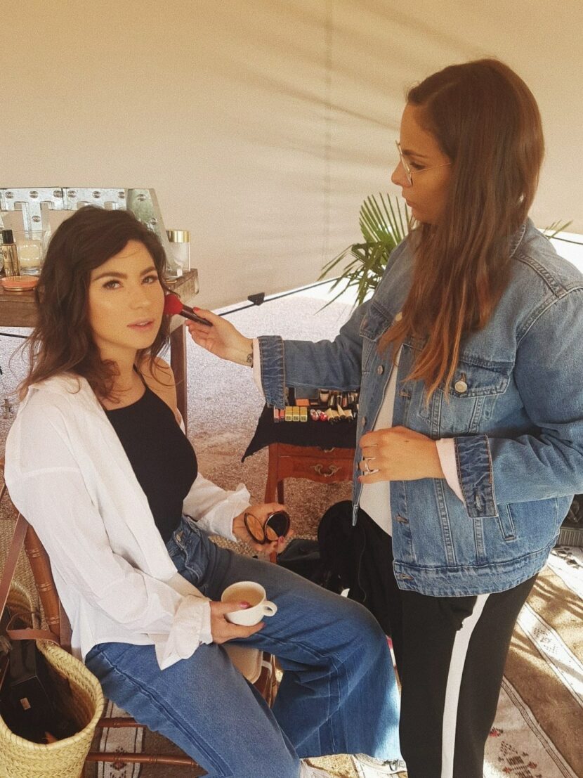 Mise en beauté Terracotta de Betty Autier sous la tente nomade