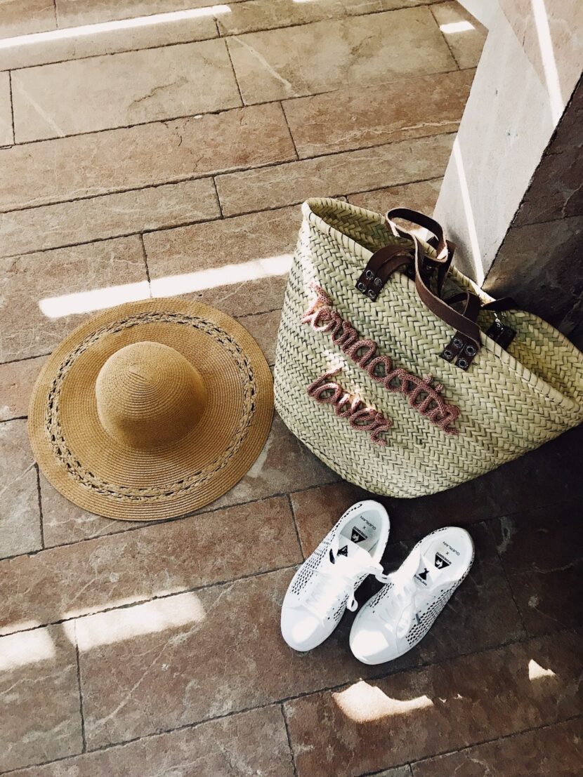 Panier Terracotta lover et baskets Le Coq Sportif x Guerlain