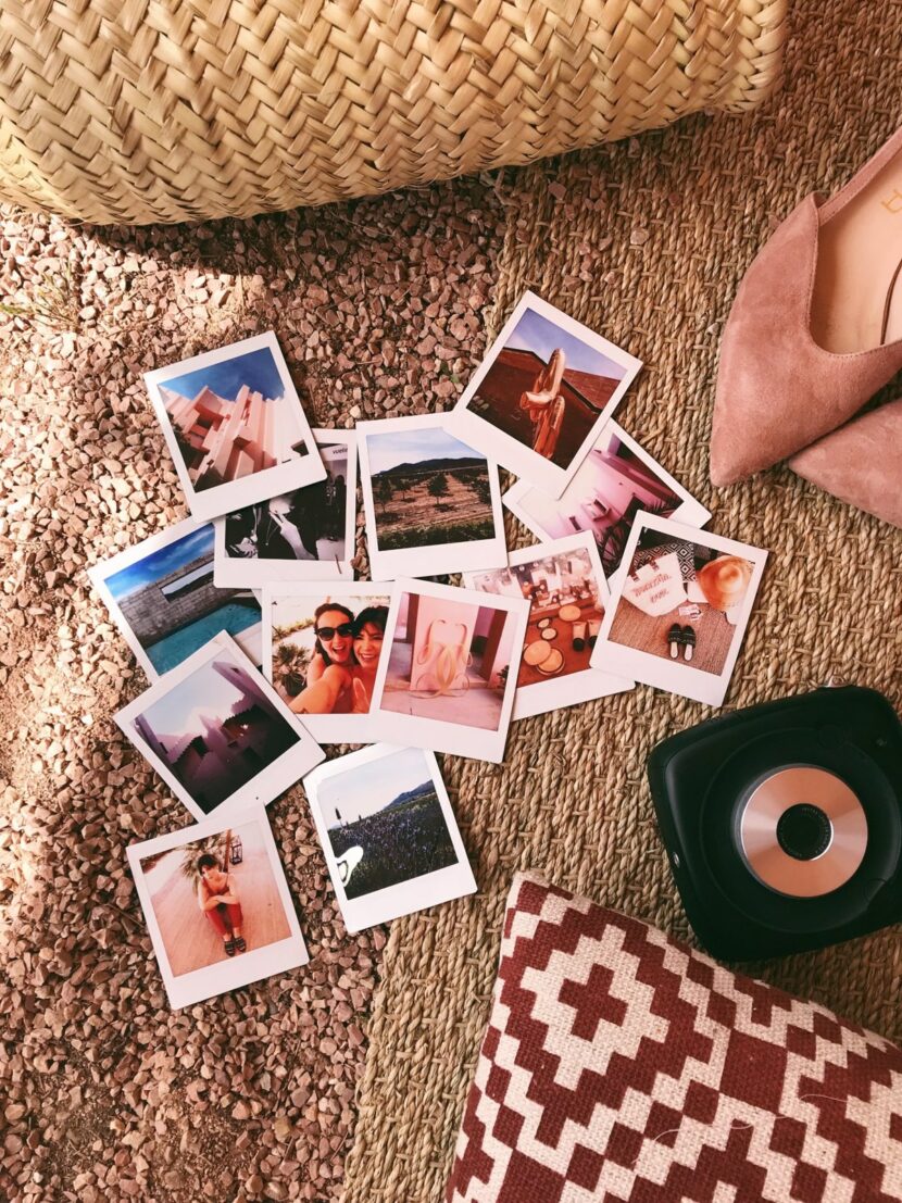 Polaroids du voyage Guerlain en Espagne