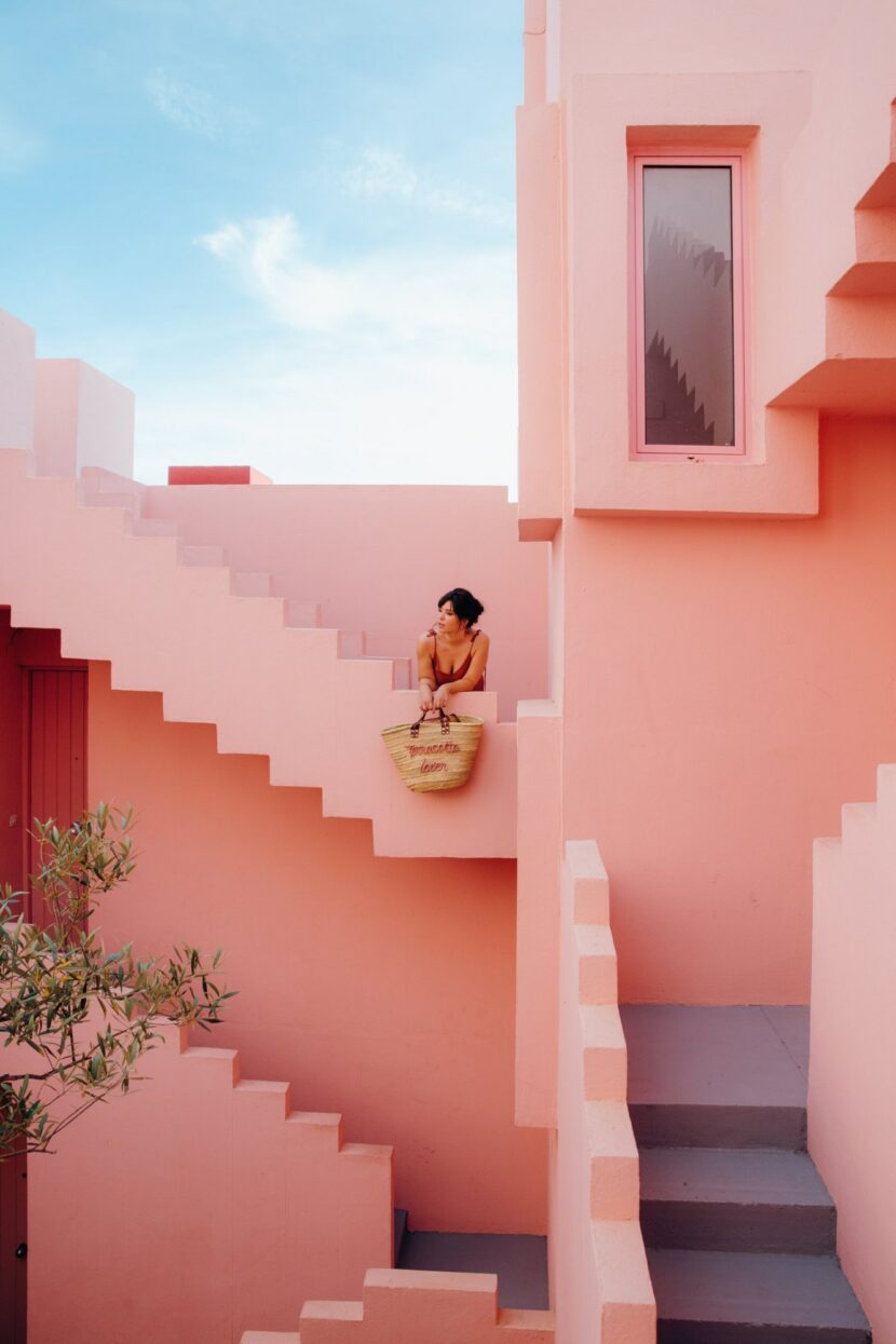 Betty Autier et le panier Terracotta lover à la Muralla Roja