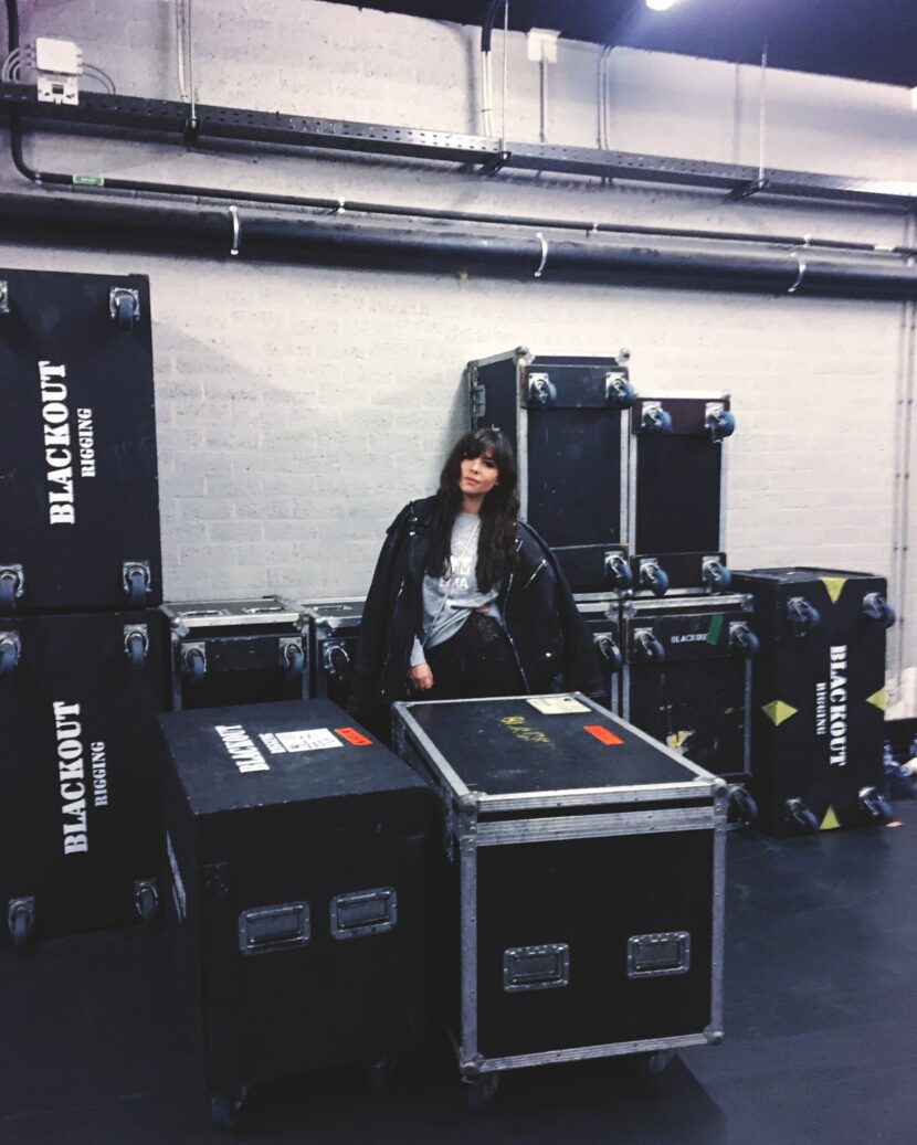 Betty Autier en backstage des MTV EMA 2016 au Rotterdam Ahoy