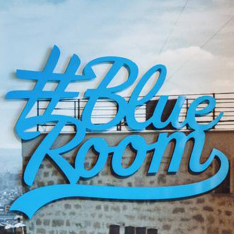 Logo #BlueRoom de Twitter France