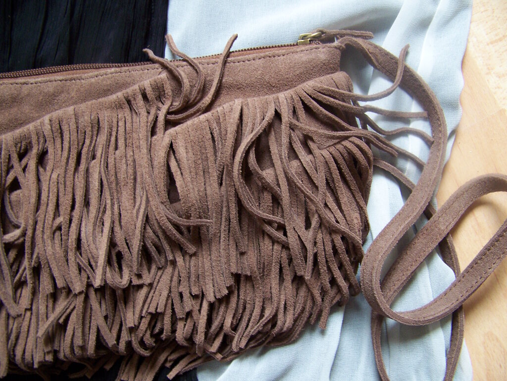 Pochette frange new look h&m zara la redoute pimkie