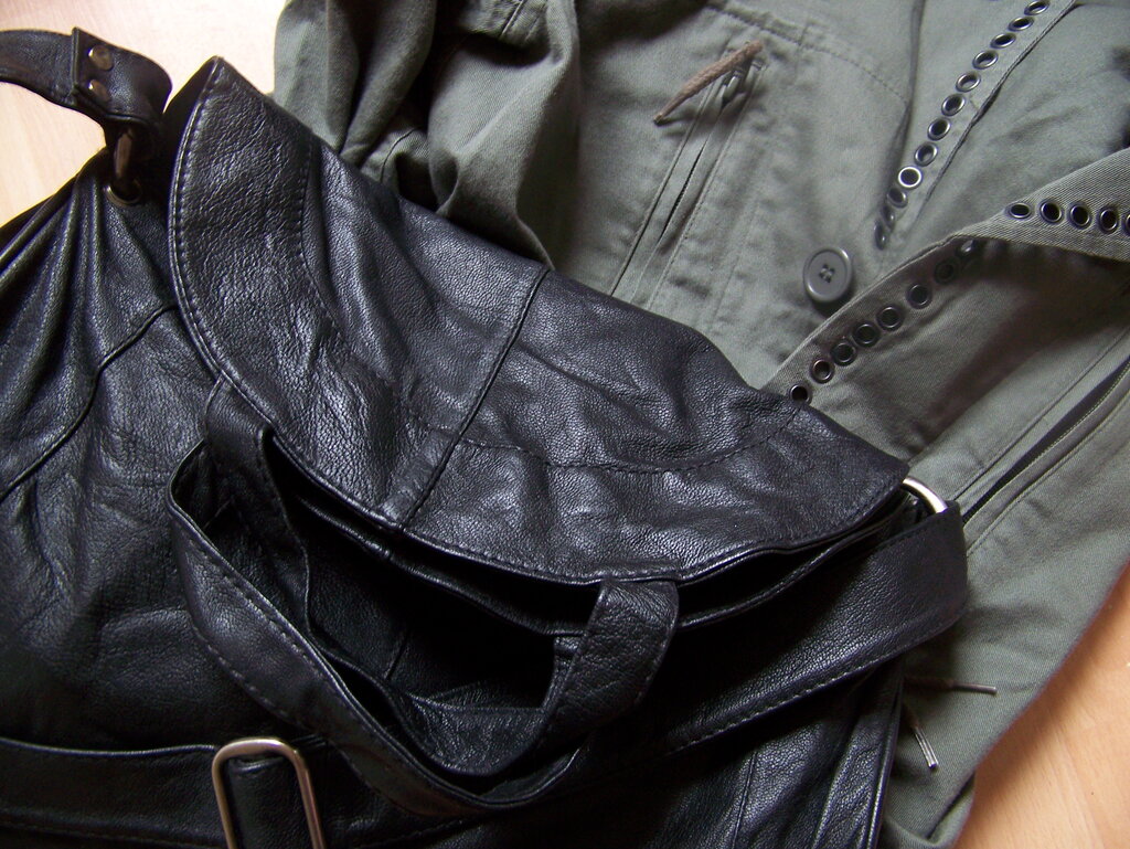 sac cuir veste new look h&m zara pimkie la redoute