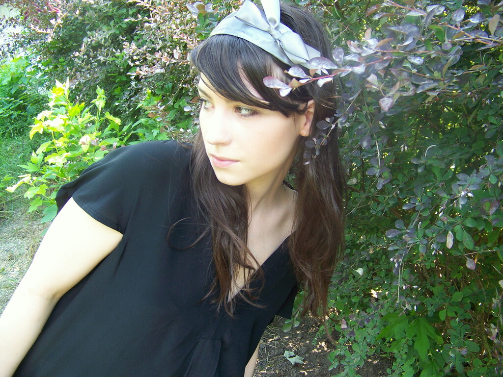 serre tête noeud satin h&m