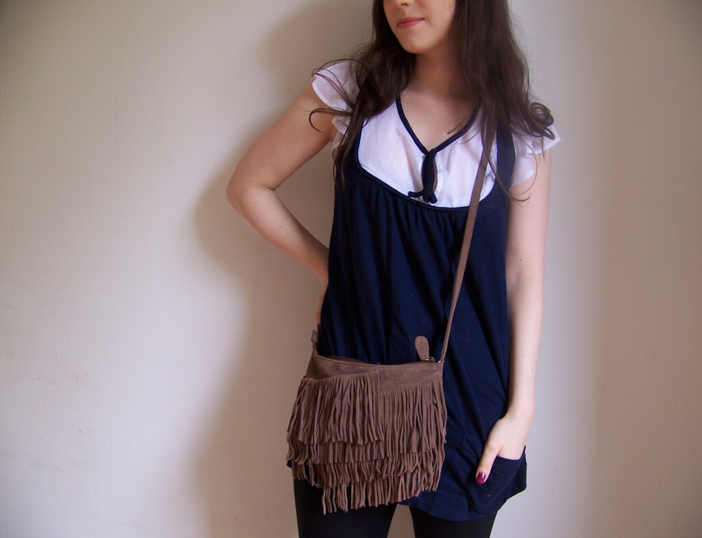 Tunique la petite parisienne sac à franges pimkie