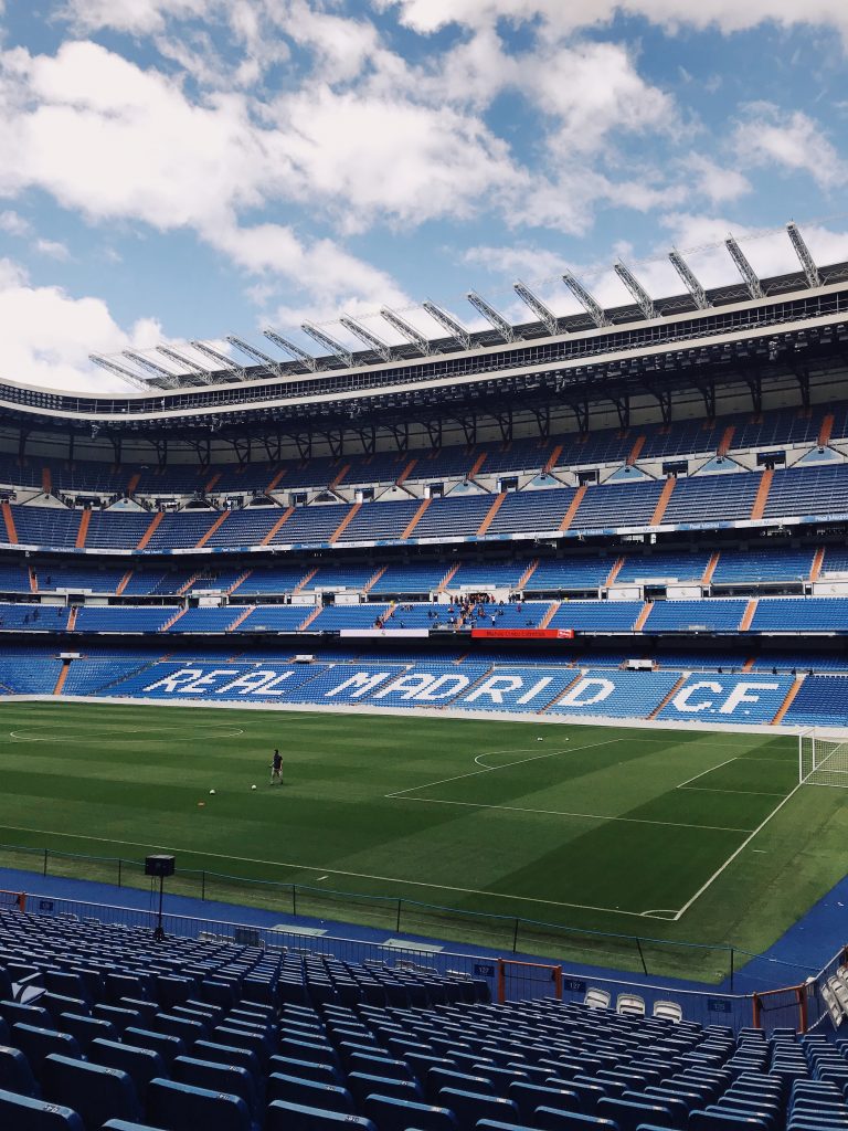 Le stade Santiago Bernabéu du Real Madrid