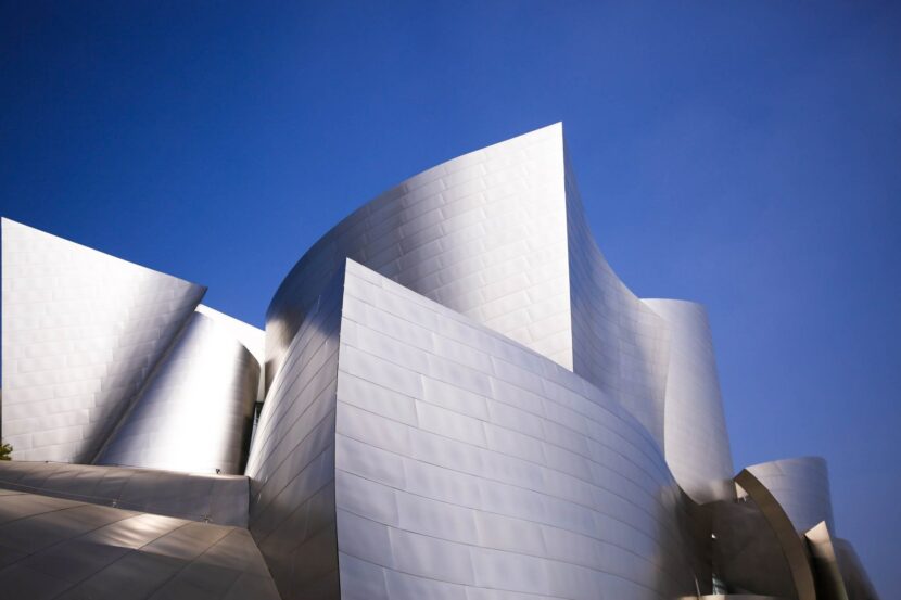 Architecture du Walt Disney Concert Hall de Frank Gehry à Los Angeles